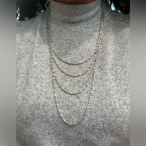 Vintage Milor italy sterling silver 100 inches long 925.